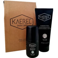 Kaerel Starter Set Shampoo & Douchegel 200 ml + Deodorant 75 ml 1 set