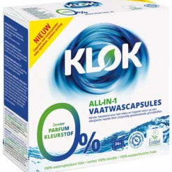 Klok Vaatwascapsules All In One 26 stuks