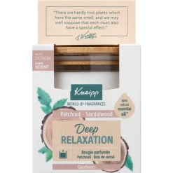 Kneipp Geurkaars Deep Relaxation - Sandalwood en Patchouli
