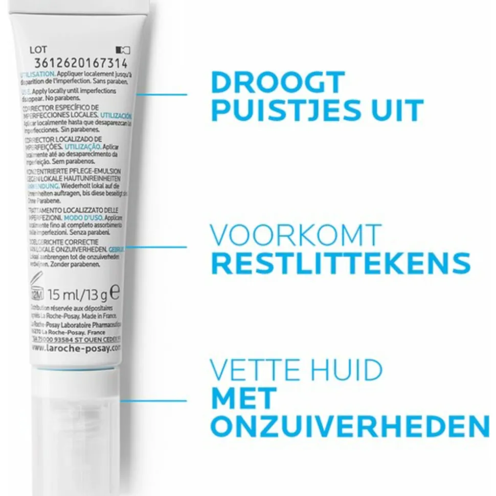 La Roche Posay Effaclar A.I Onzuiverheden Crème 15 ml