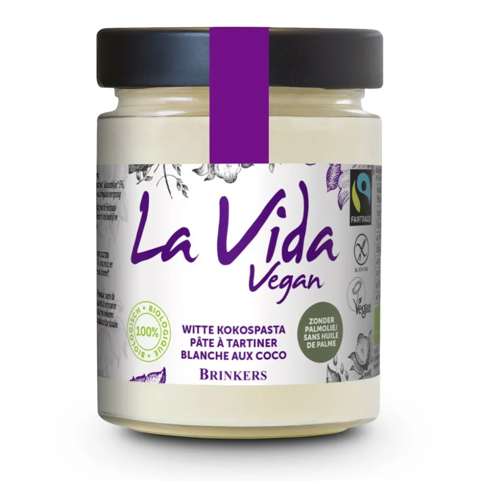 La Vida Vegan Witte Kokospasta Bio 270 gr