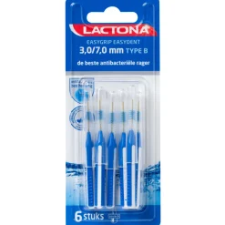 Lactona EasyGrip Ragers B Donkerblauw 3-7 mm 6 stuks