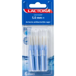 Lactona EasyGrip Ragers M Licht blauw 5.0 mm 6 stuks