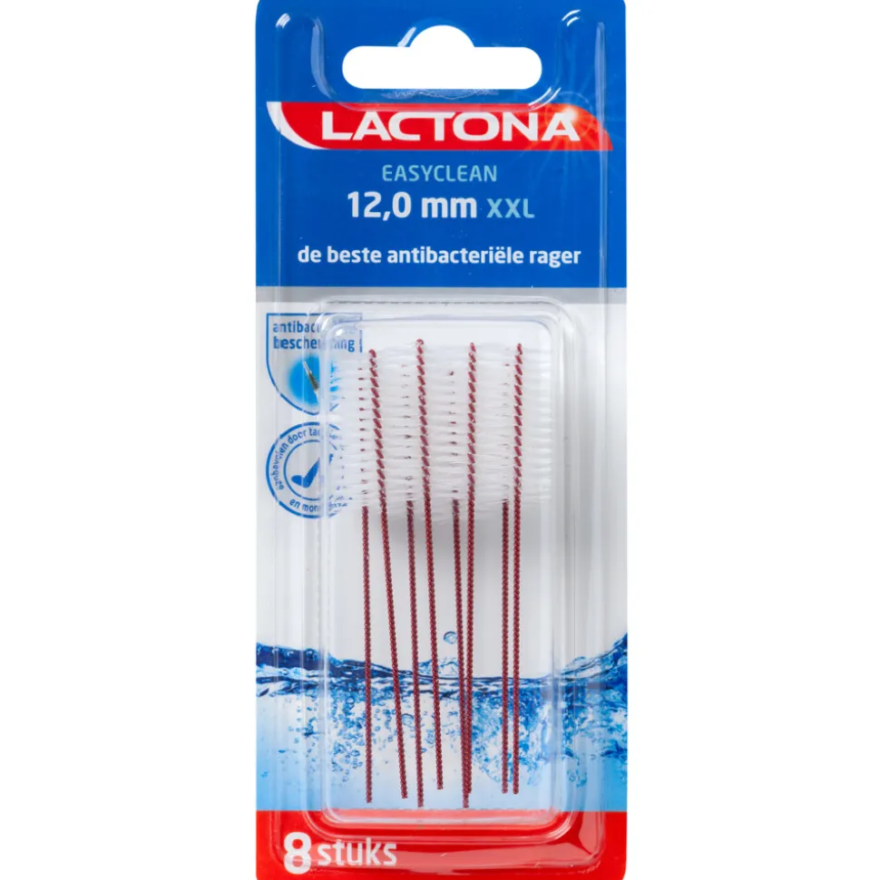 Lactona Ragers Easyclean XXL Rood Cilindrisch 12.0 mm 8 stuks
