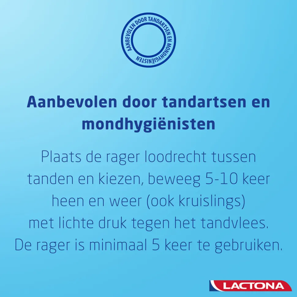 Lactona Ragers Easyclean XXL Rood Cilindrisch 12.0 mm 8 stuks