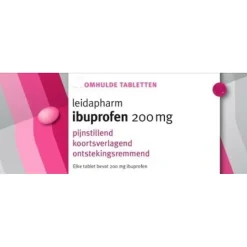 Leidapharm Ibuprofen 200mg 10 tabletten