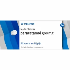 Leidapharm Paracetamol 500 mg 20 tabletten