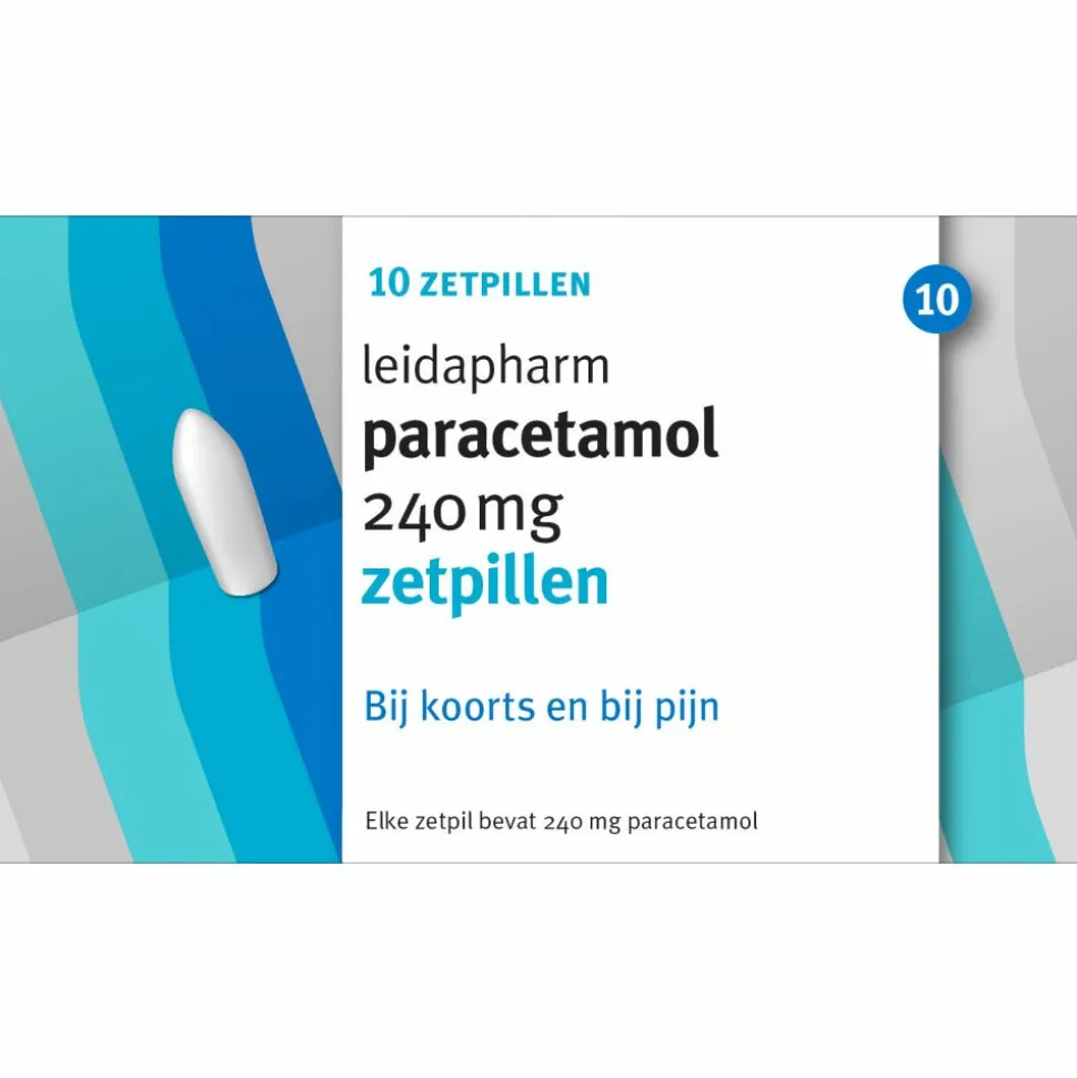Leidapharm Paracetamol 240 mg 10 stuks