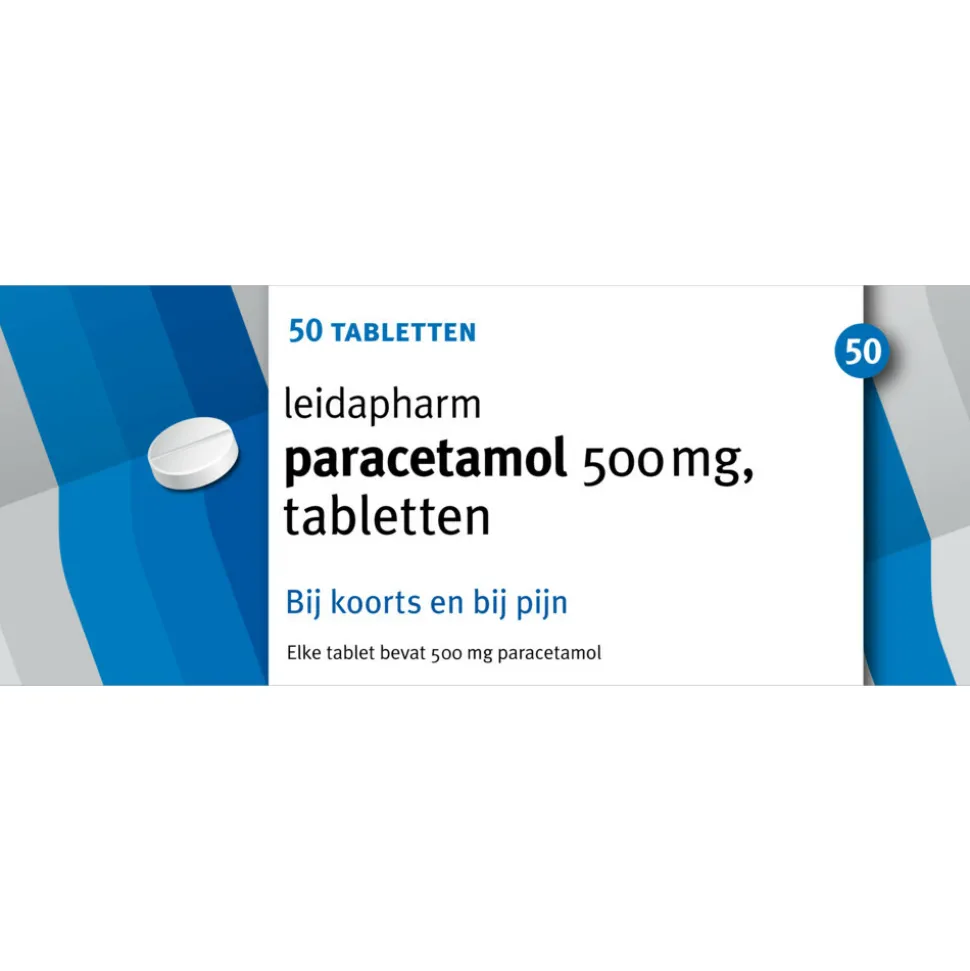 Leidapharm Paracetamol 500 mg 50 tabletten