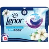 Lenor Wasmiddel All-in-1 Pods Katoen Fris 15 stuks