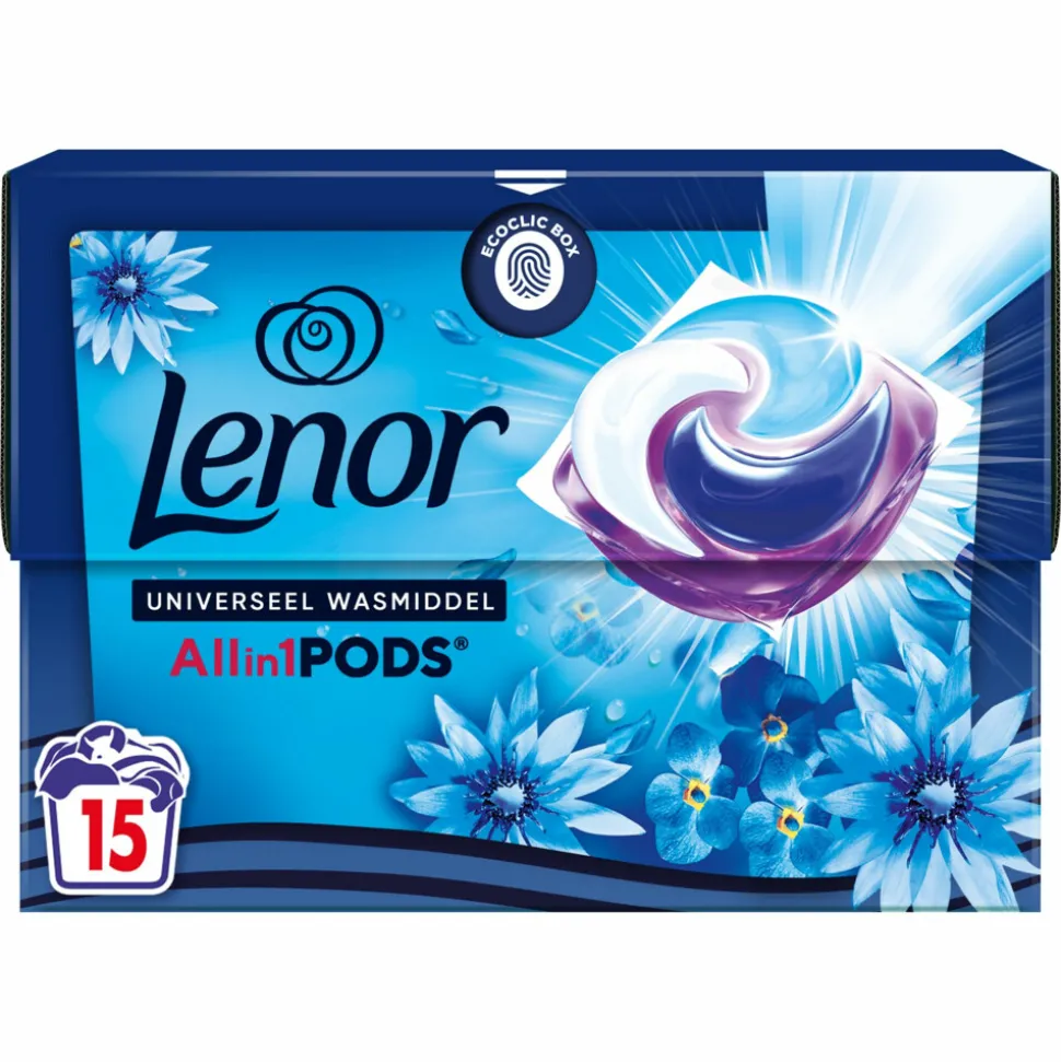 Lenor Wasmiddel All-in-1 Pods Zeebries 15 stuks