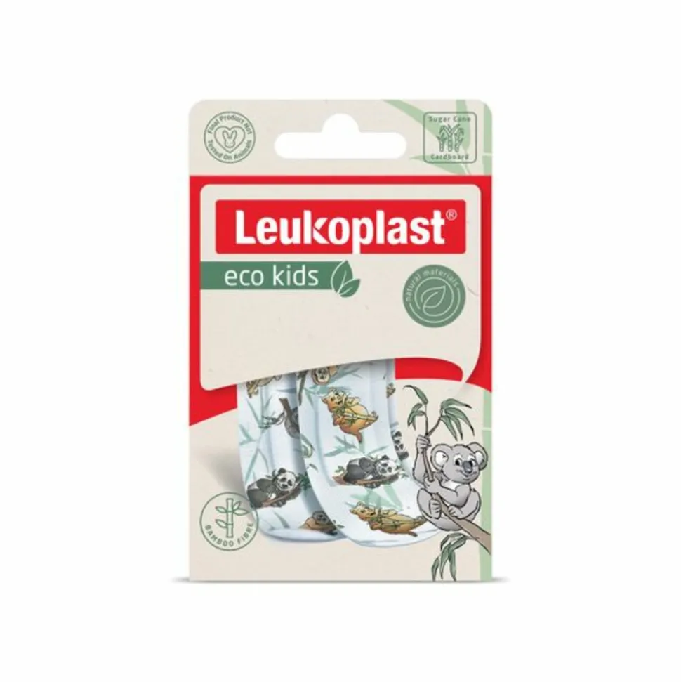 Leukoplast Eco Pleisters Kids 8 x (19x72mm) en 4 x (38x72mm) 12 stuks