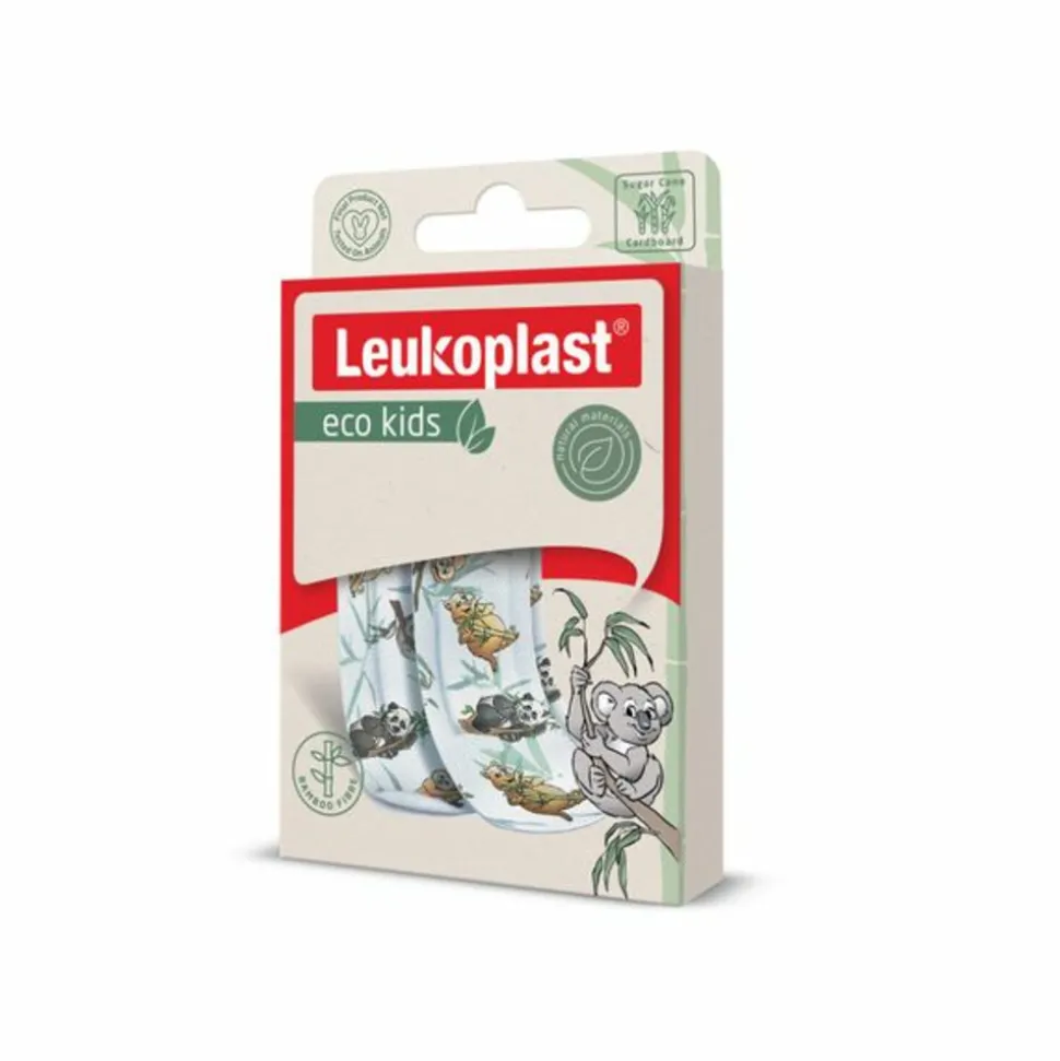 Leukoplast Eco Pleisters Kids 8 x (19x72mm) en 4 x (38x72mm) 12 stuks