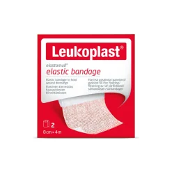 Leukoplast Elastomull Fixatiewindsel 4m x 8cm 2 stuks