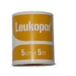 Leukopor Hechtpleister 5 m x 5 cm