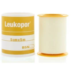 Leukopor Hechtpleister 5 m x 5 cm
