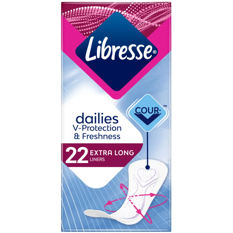 Libresse Inlegkruisjes Extra Long 22 stuks