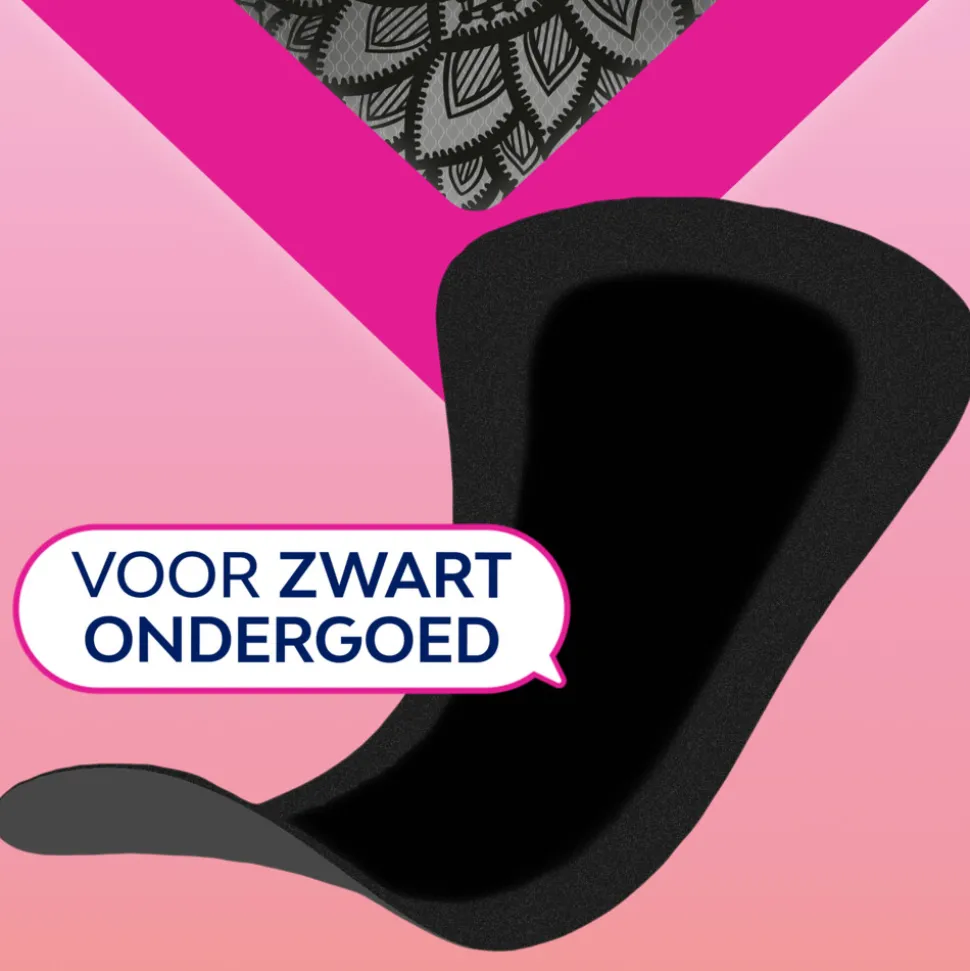 Libresse Inlegkruisjes Zwart 30 stuks