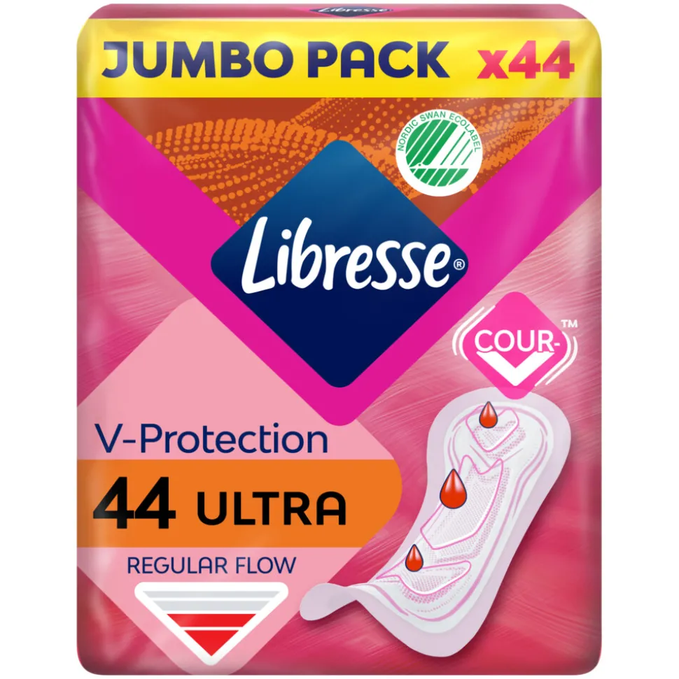 Libresse Ultra Regular Maandverband Jumbo Pack 44 stuks