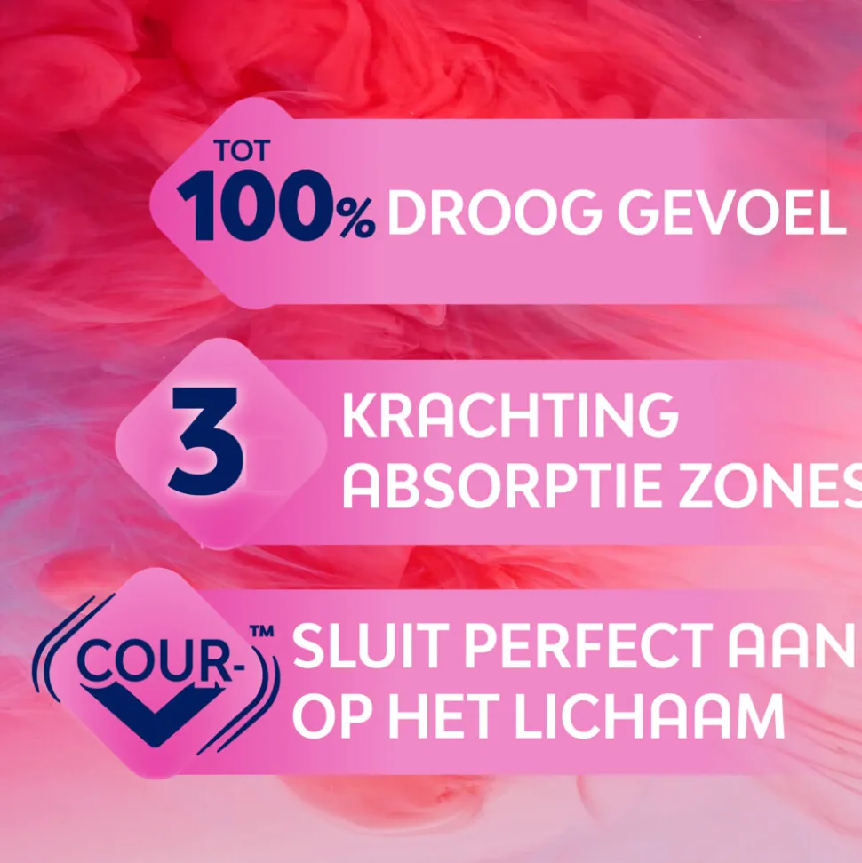 Libresse Ultra+ Regular Maandverband met Vleugels 14 stuks