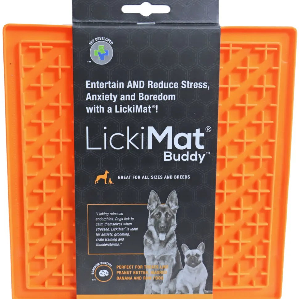 Lickimat Likmat Buddy Oranje 20 cm