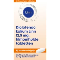 Linn Diclofenac kalium 12,5 mg 20 tabletten