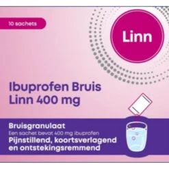 Linn Ibuprofen Bruisgranulaat 400 mg 10 stuks