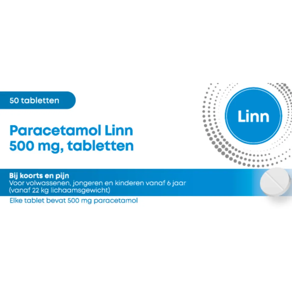 Linn Paracetamol 500 mg 50 tabletten