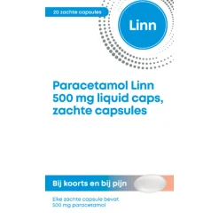 Linn Paracetamol 500 mg Liquid Caps 20 capsules