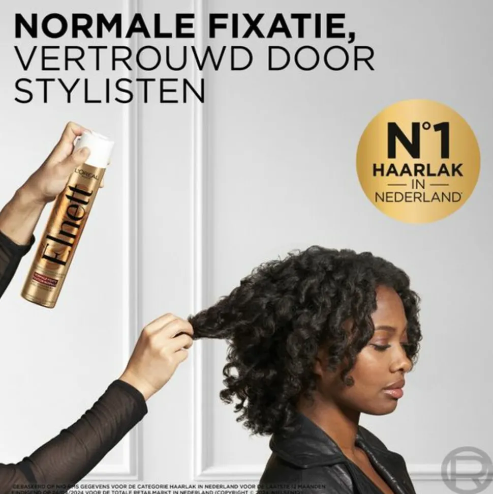 L'Oréal Elnett Satin Haarspray Normale Fixatie 200 ml