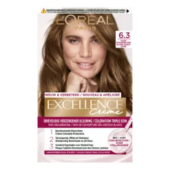 L'Oréal Excellence Crème Permanente Crèmekleuring 6.3 Donker Goudblond