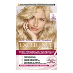 L'Oréal Excellence Crème Permanente Crèmekleuring 9 Zeer Licht Blond