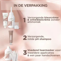 L'Oréal Excellence Crème Universal Nudes Permanente Haarkleuring 7U Universeel Middenblond