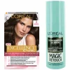 L'Oréal Excellence Crèmekleuring 3 Donkerbruin 1x & Magic Retouch Uitgroeispray Bruin 1x 75 ml Pakket