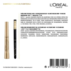 L'Oréal Geschenkset Telescopic Classic Mascara & Superliner Perfect Slim Zwart 2 stuks