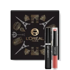 L'Oréal Geschenkset Telescopic Lift Mascara & Infaillible 24H Lipstick 312 Incessant Russet 2 stuks
