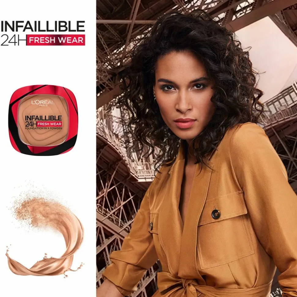 L'Oréal Infaillible 24H Fresh Wear Foundation Poeder 120 Vanille 8 gr