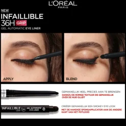 L'Oréal Infaillible 36H Grip Gel Automatic Eyeliner Intense Black