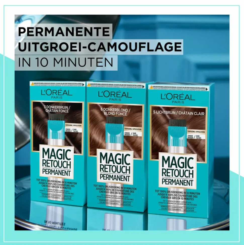 L'Oréal Magic Retouch Permanent 6 Donkerblond 95 gr