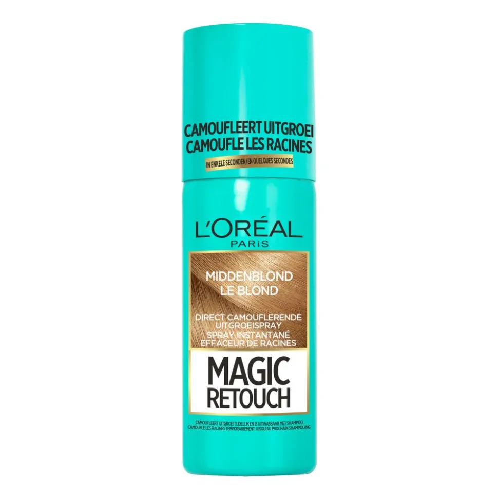 L'Oréal Magic Retouch Uitgroeispray Middenblond 75 ml