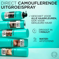 L'Oréal Magic Retouch Uitgroeispray Middenbruin 75 ml