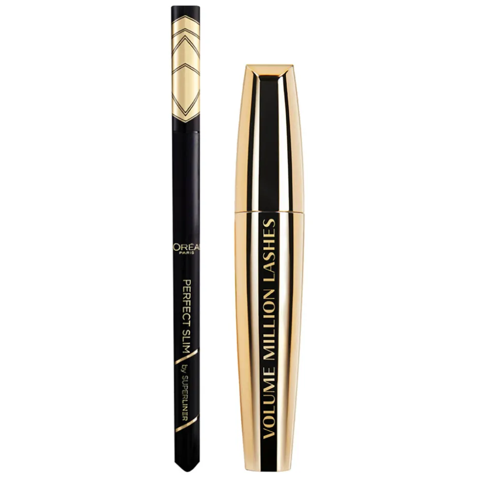 L'Oréal Million Lashes Mascara & Superliner Eyeliner Pakket