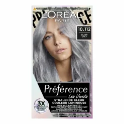 L'Oréal Preference Vivids Permanente Haarkleuring 10.112 Silver Grey
