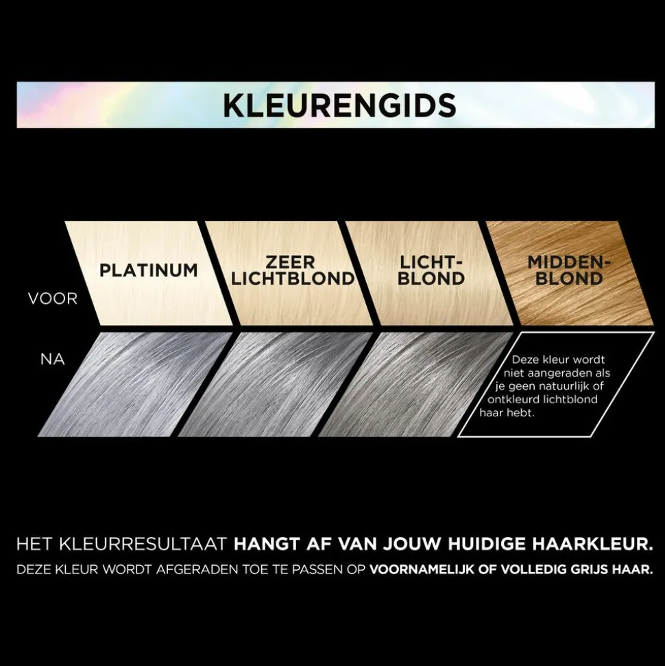 L'Oréal Preference Vivids Permanente Haarkleuring 10.112 Silver Grey