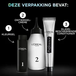 L'Oréal Preference Vivids Permanente Haarkleuring 10.112 Silver Grey