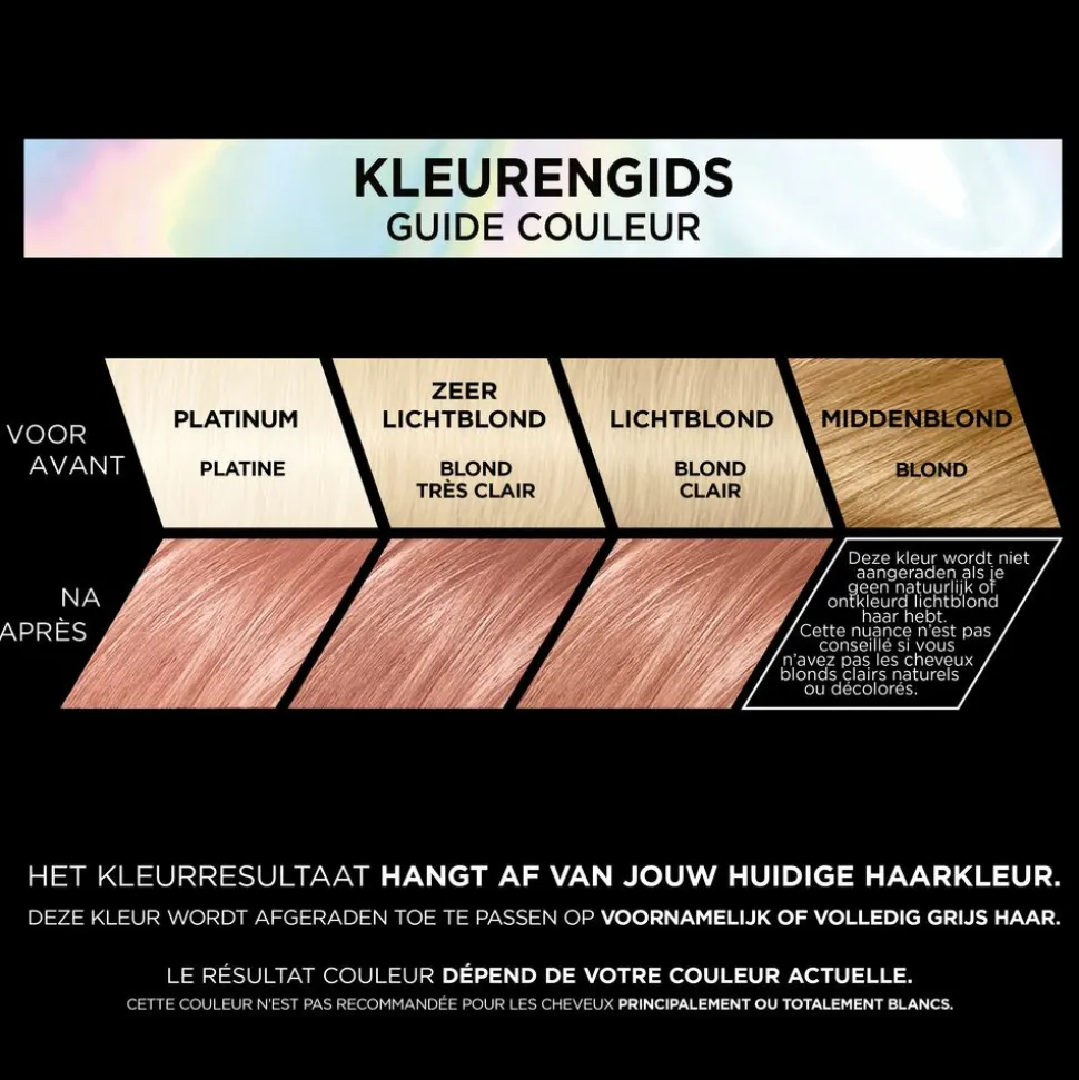 L'Oréal Preference Vivids Permanente Haarkleuring 9.213 Rose Gold