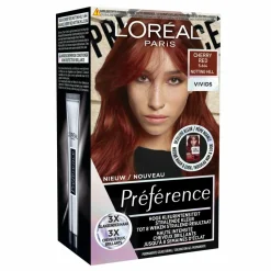 L'Oréal Preference Vivids Permanente Haarkleuring 5.664 Cherry Red