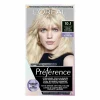 L'Oréal Préférence Cool Blondes Permanente Haarkleuring 10.1 Extra Licht Asblond