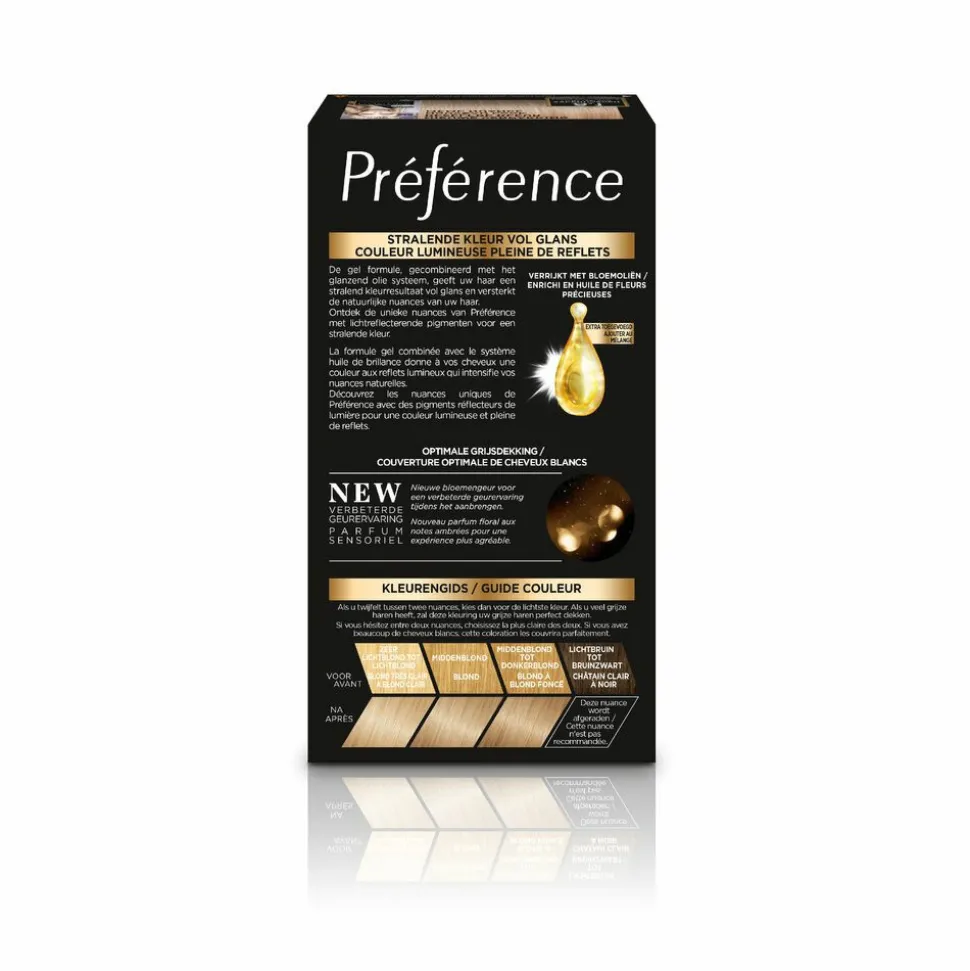 L'Oréal Préférence Cool Blondes Permanente Haarkleuring 8.1 Licht Asblond