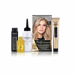 L'Oréal Préférence Cool Blondes Permanente Haarkleuring 8.1 Licht Asblond